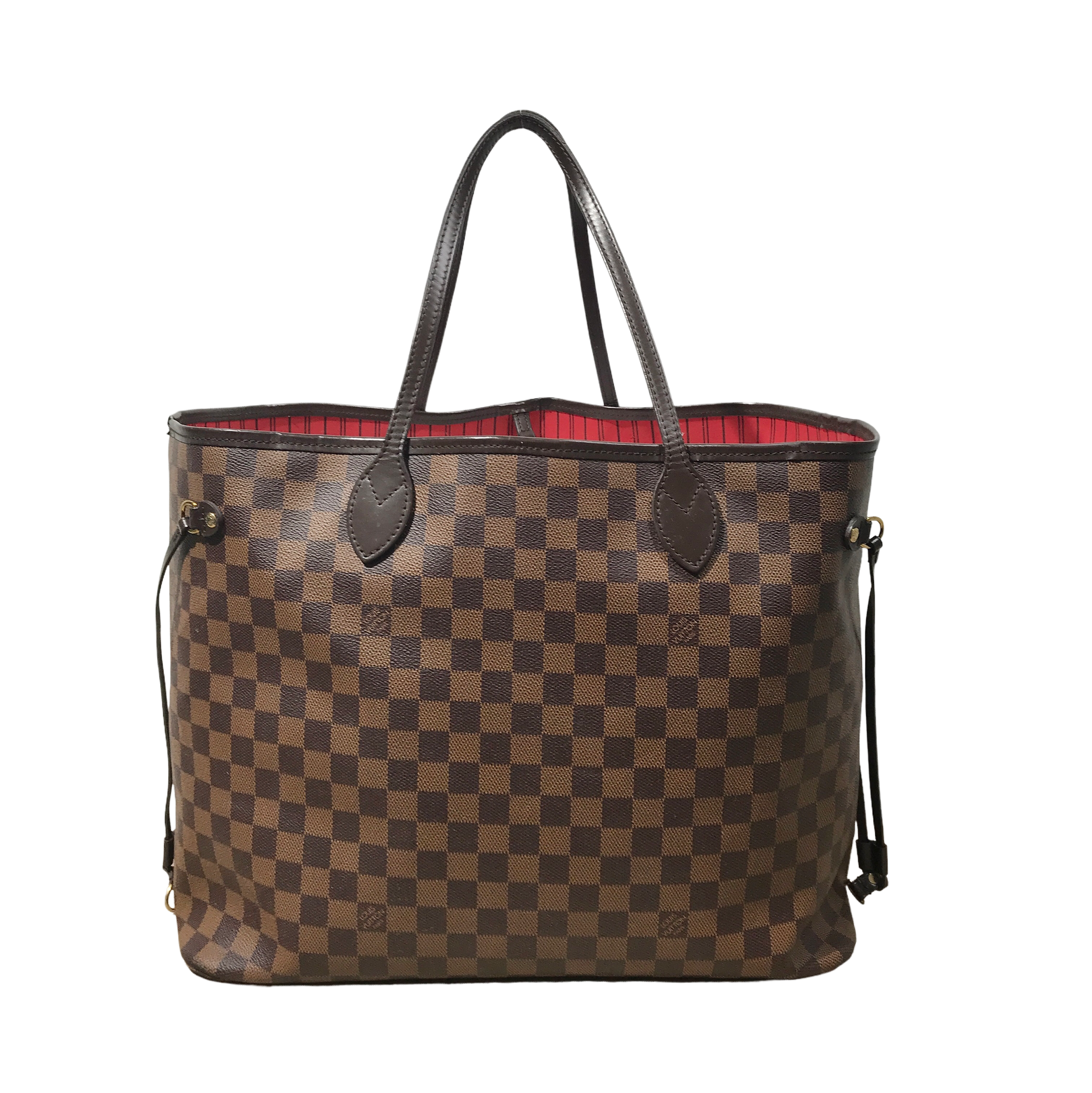 Louis Vuitton Large Damier Ebene Neverfull GM Tote bag 862870 For Sale at  1stDibs