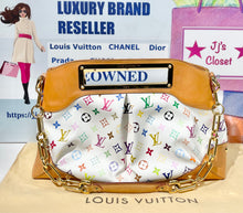 Load image into Gallery viewer, AUTHENTIC Louis Vuitton Judy White Multicolore GM Preowned (WBA418)