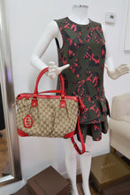 Load image into Gallery viewer, AUTHENTIC Gucci GG Canvas Sukey Top Handle CB PREOWNED (WBA123)