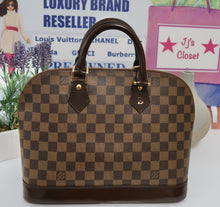 Load image into Gallery viewer, AUTHENTIC Louis Vuitton Alma Damier Ebene PM PREOWNED (WBA167)