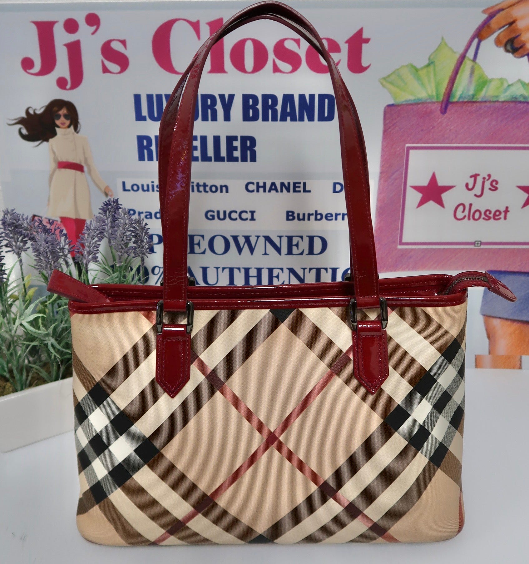 AUTHENTIC Burberry Banner Bag PREOWNED (WBA128) – Jj's Closet, LLC