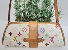 Load image into Gallery viewer, AUTHENTIC Louis Vuitton Shirley Clutch White Multicolore PREOWNED (WBA169)