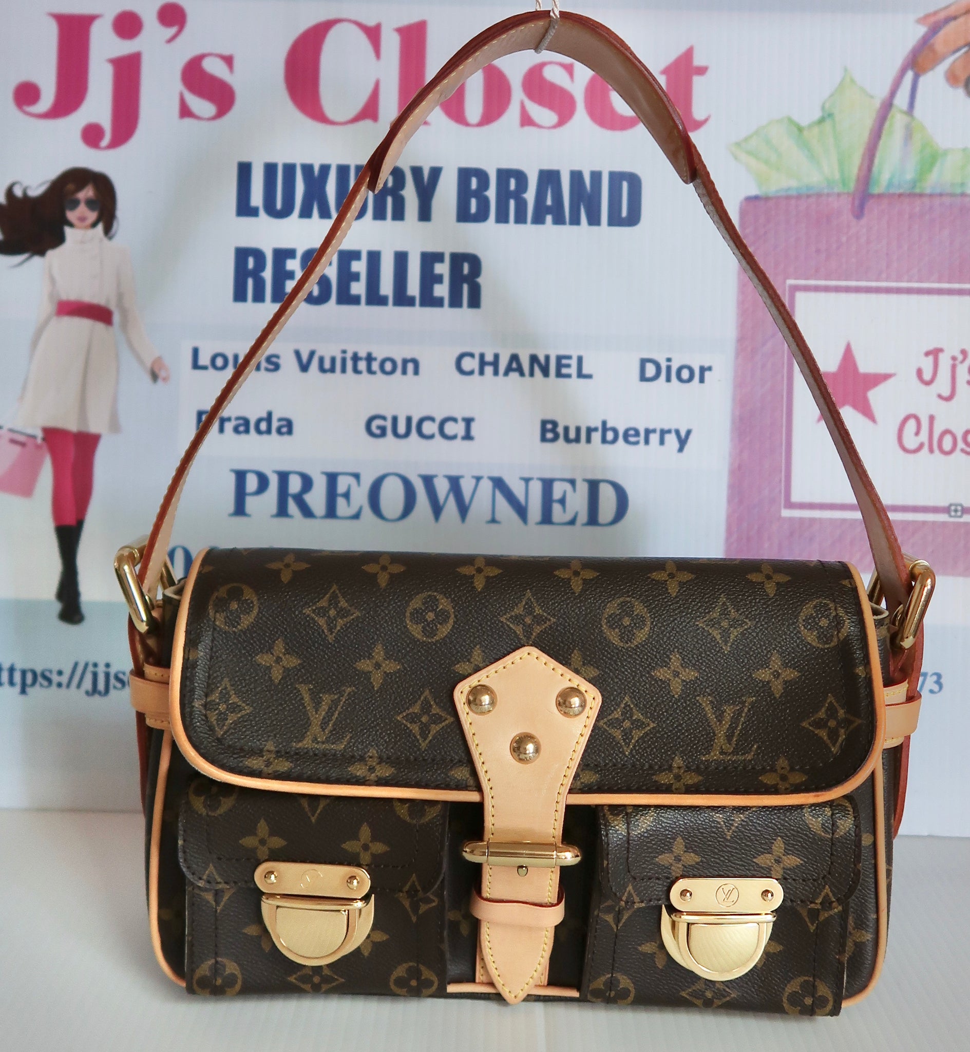 Louis Vuitton Hudson Handbag