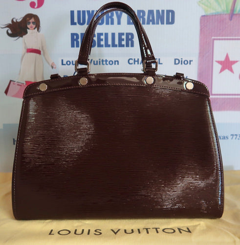 AUTHENTIC Louis Vuitton Brea Electric Epi Prune MM PREOWNED (WBA041)