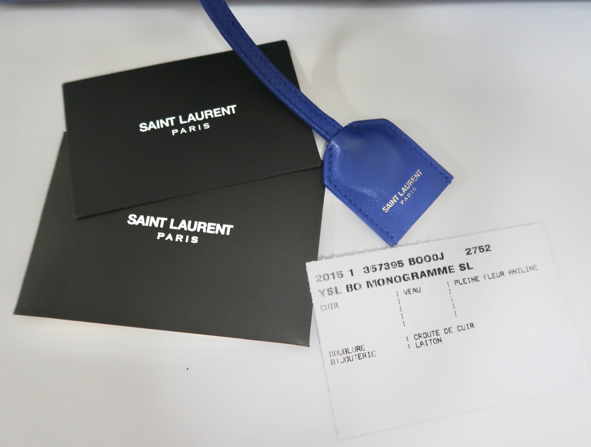 AUTHENTIC Yves Saint Laurent YSL Monogram Small Cabas PREOWNED (WBA039 –  Jj's Closet, LLC