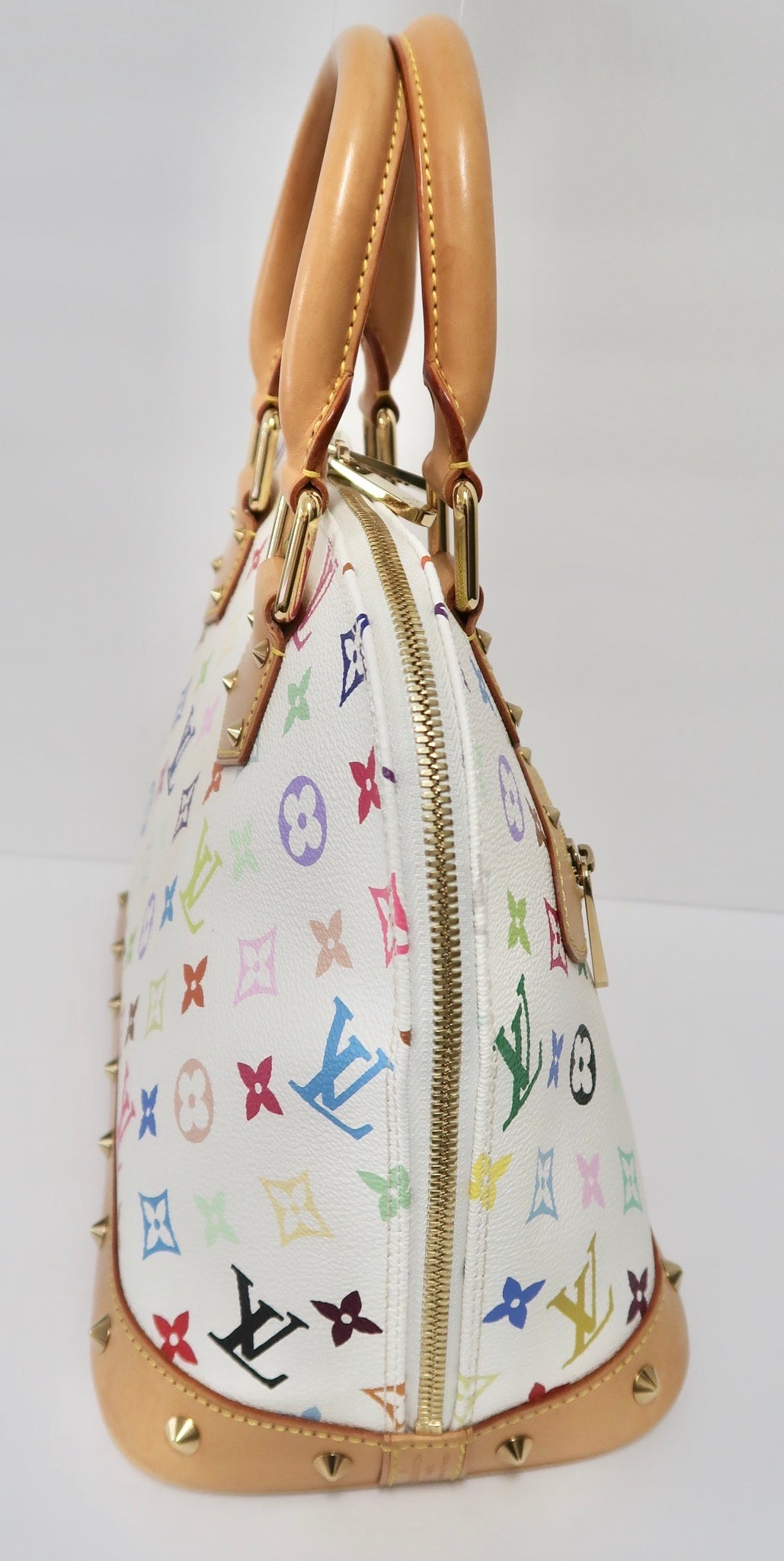 Louis Vuitton 2004 Pre-owned Monogram Multicolour Alma Handbag - White