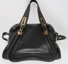 Load image into Gallery viewer, AUTHENTIC Chloe Paraty Medium Black PREOWNED (WBA232)