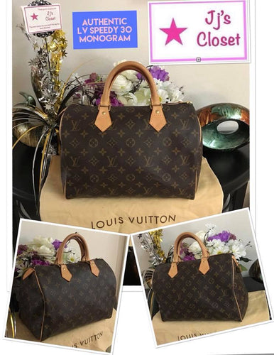 AUTHENTIC Louis Vuitton Speedy 30 Preowned